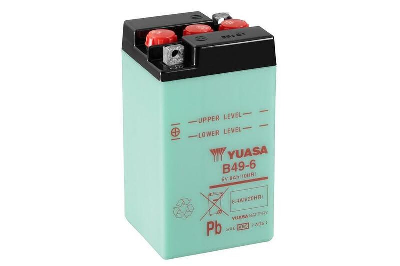 YUASA BATTERY B49-6 CONV W/O ACID