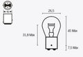 TECNI BULB P21 6V/21/5W X10