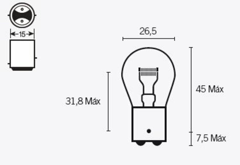 TECNI BULB P21 6V/21/5W X10