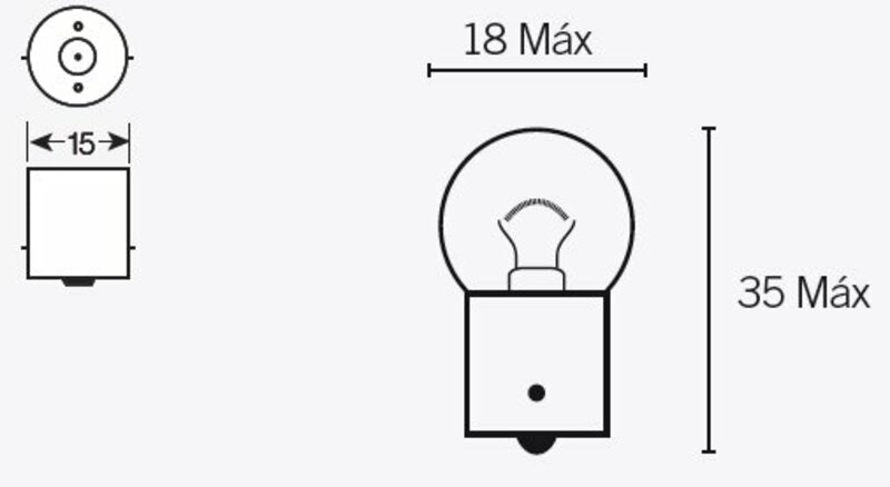 TECNI BULB G18 6V/10W X10