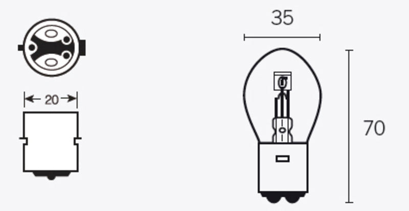 TECNI BULB S2 12V/40/45W X10
