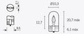 TECNI BULB T10 12V/3W X10