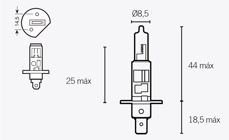 VPART BULB H1 12V/55W