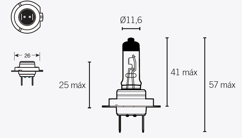 VPART BULB H7 12V/55W