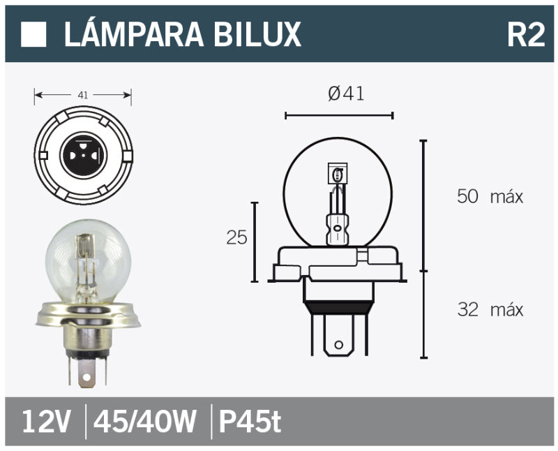 VPART BULB G40 12V/15/40W