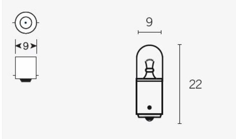 VPART BULB T85 6V/4W X10