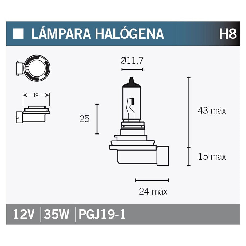 VPART BULB H8 12V/35W X1