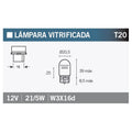 VPART BULB T20 12V/21/5W X10