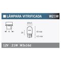 VPART BULB W21W 12V/21W X10