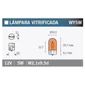 VPART BULB W5W 12V/5W X10