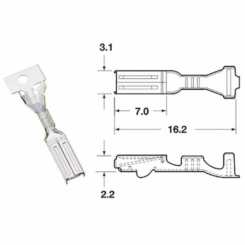 BIHR TERMINAL PIN 090 FRKW FEMALE X50