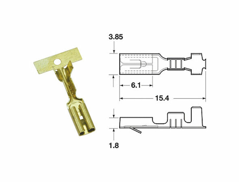 BIHR TERMINAL PIN 110 ML FEMALE X50