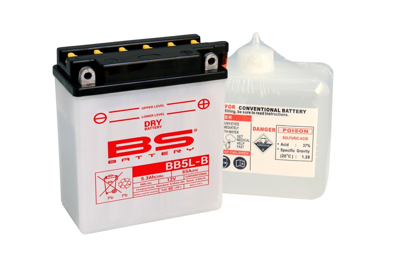 BSBAT BATTERY BB5L-B CONV W/ ACID
