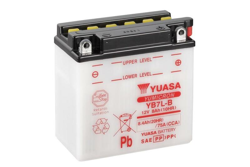 YUASA BATTERY YB7L-B CONV W/O ACID