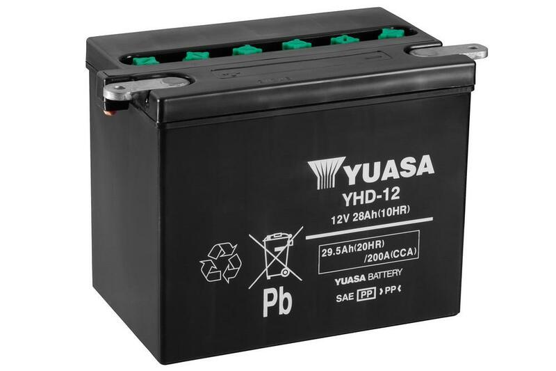 YUASA BATTERY YHD-12 CONV W/O ACID