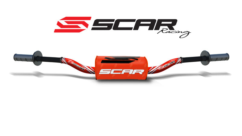 SCAR HANDLEBAR O2 RC HIGH RED, ORG