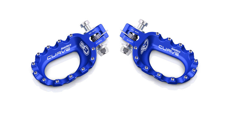 S3 FOOT PEGS CURVE, BLU