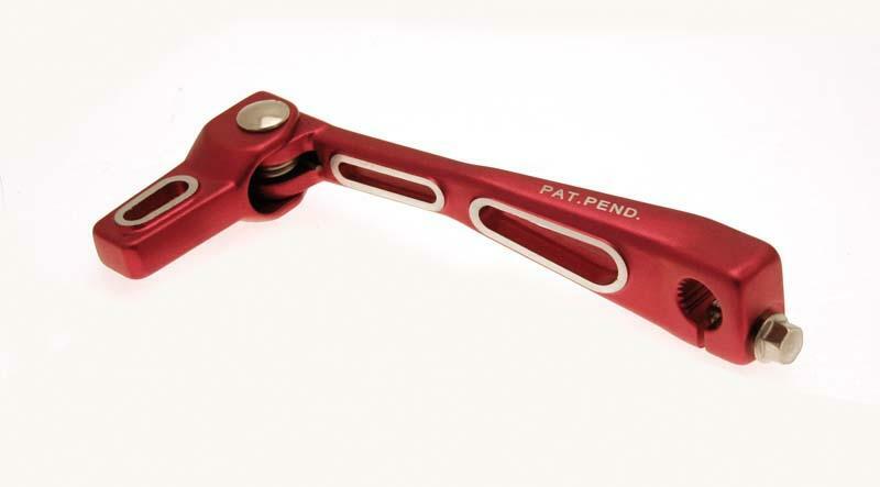 VPART SHIFT LEV. ALLOY ANODISED, RED