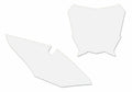 BBIRD STICKERS GRAPHIC PLATE, WHT