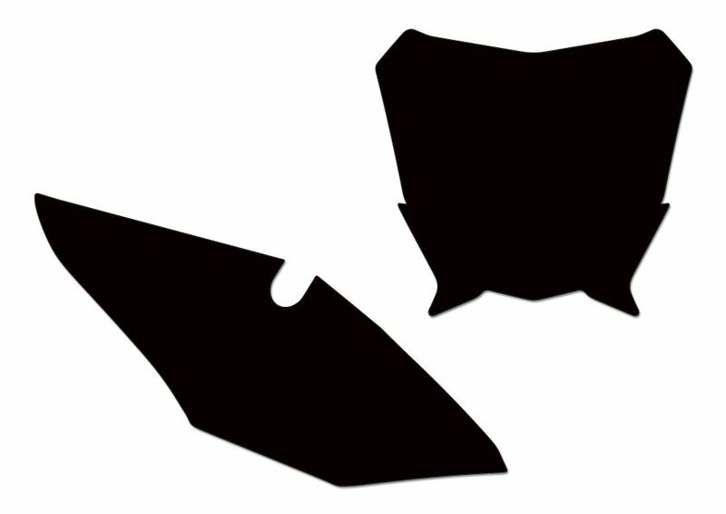 BBIRD STICKERS GRAPHIC PLATE, BLK