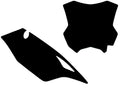 BBIRD STICKERS GRAPHIC PLATE, BLK