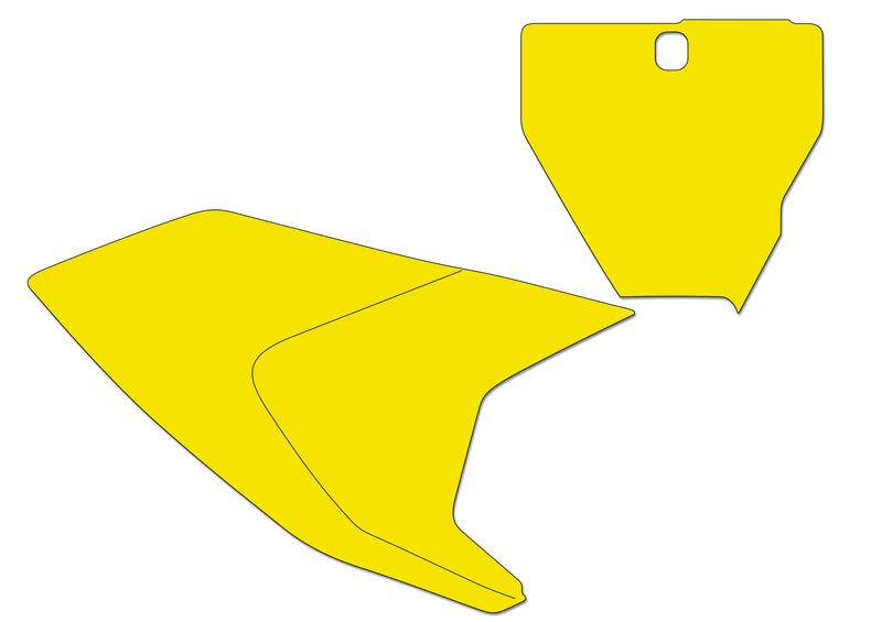 BBIRD STICKERS GRAPHIC PLATE, YEL