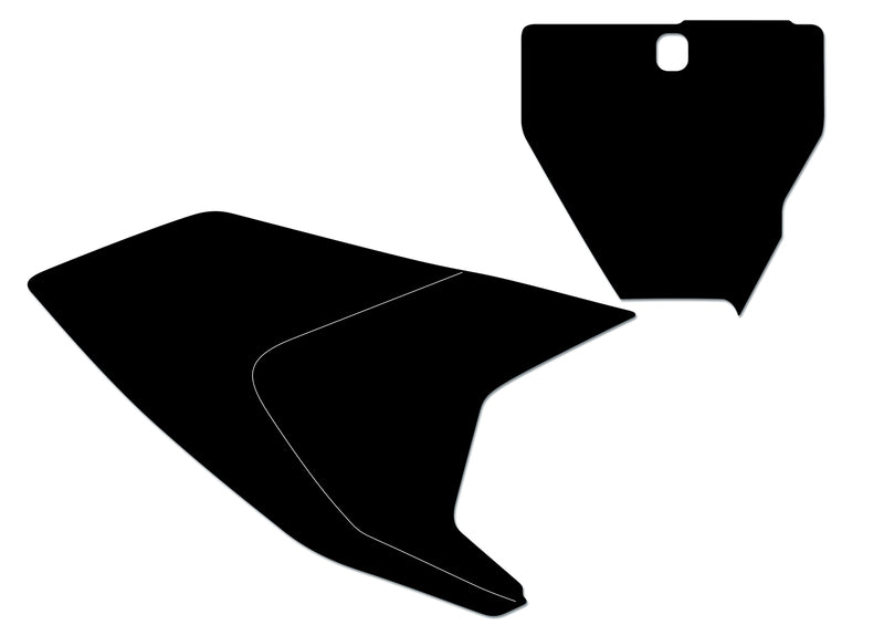 BBIRD STICKERS GRAPHIC PLATE, BLK