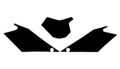 BBIRD STICKERS GRAPHIC PLATE, BLK
