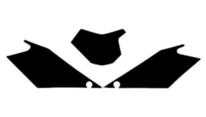 BBIRD STICKERS GRAPHIC PLATE, BLK