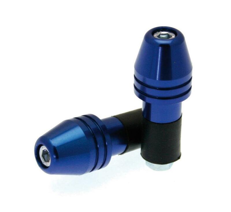 BIHR BAR END ROCKET Ø18MM, BLU