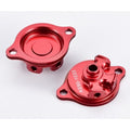 VPART COVER OIL FILTER, RED