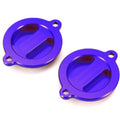 VPART COVER OIL FILTER, BLU