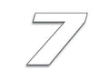 BBIRD RACE NUM. 20X25 WHITE, 7