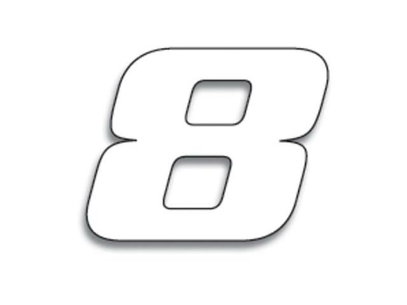 BBIRD RACE NUM. 20X25 WHITE, 8