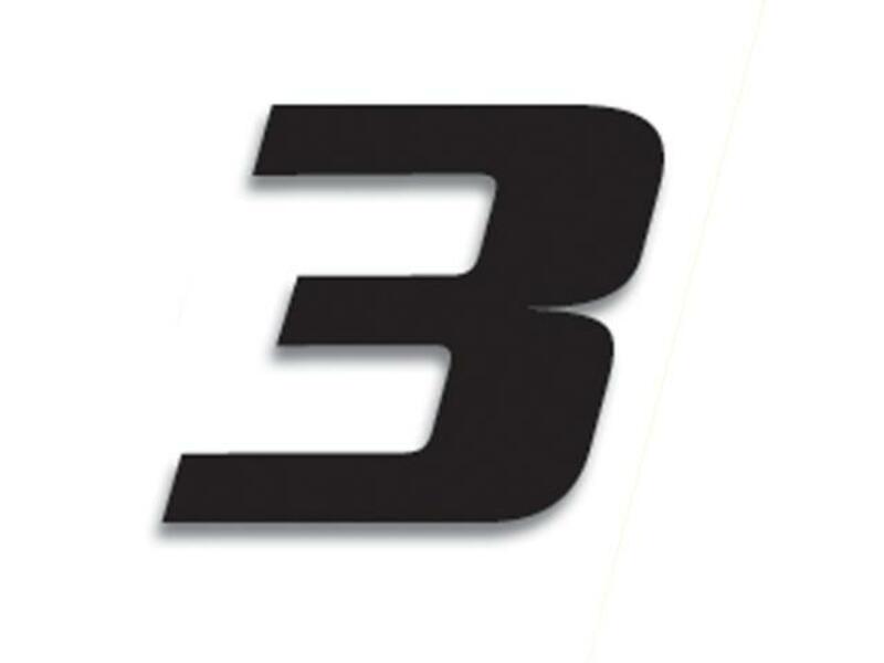 BBIRD RACE NUM. 20X25 BLACK, 3