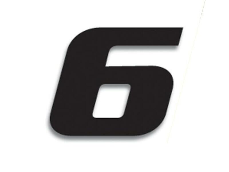BBIRD RACE NUM. 20X25 BLACK, 6