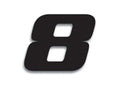 BBIRD RACE NUM. 20X25 BLACK, 8
