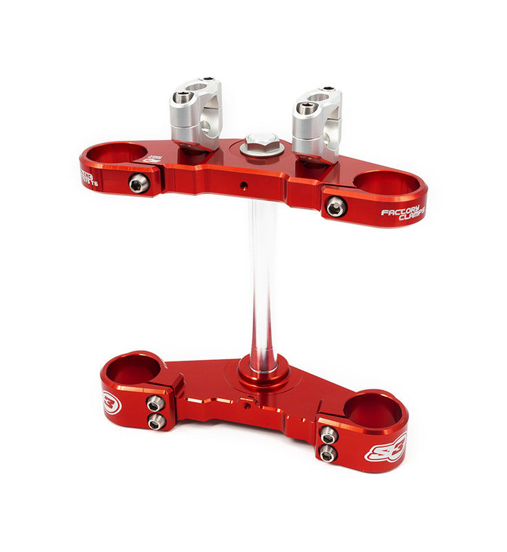 S3 TRPL CLAMP Ø39MM, RED