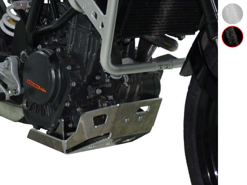 BIHR ALUMINUM TRAIL ENGINE GUARD, BLK