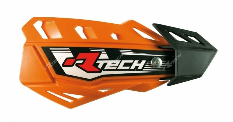 RTECH HANDGUARDS FLX ADJUSTABLE, ORG/ORG