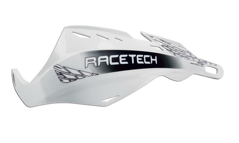 RTECH HANDGUARDS GLADIATOR, WHT/WHT