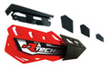 RTECH HANDGUARDS FLX SHELL, RED/RED