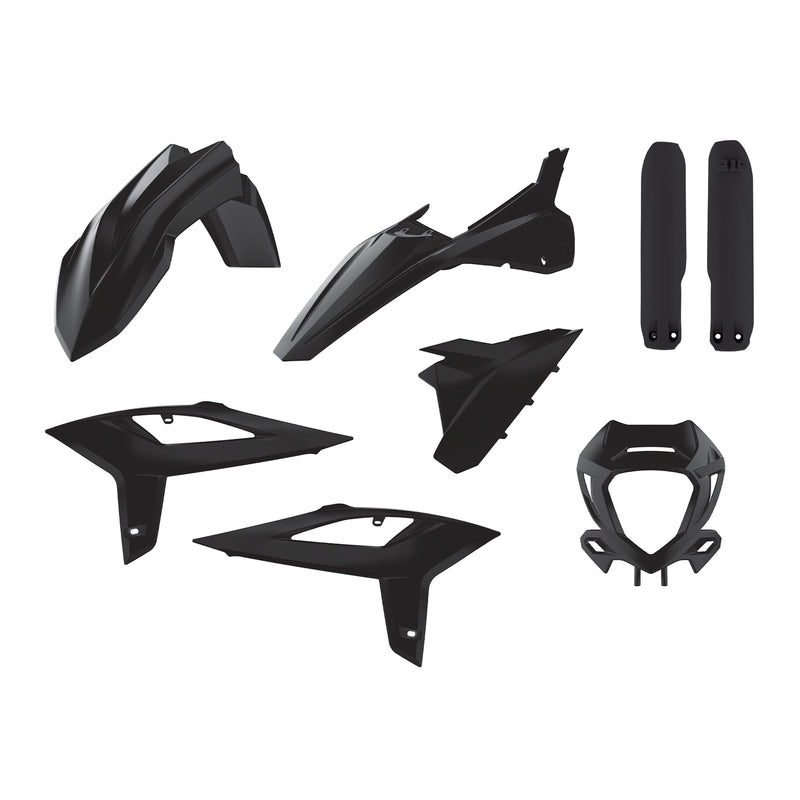 POLIS PLASTIC KIT, BLK/BLK