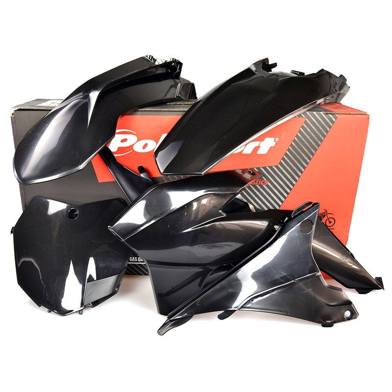 POLIS PLASTIC KIT, BLK/BLK