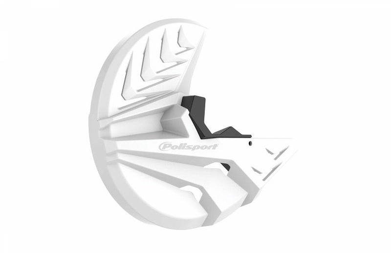 POLIS PROTECTION FORK + DISC, WHT/BLK