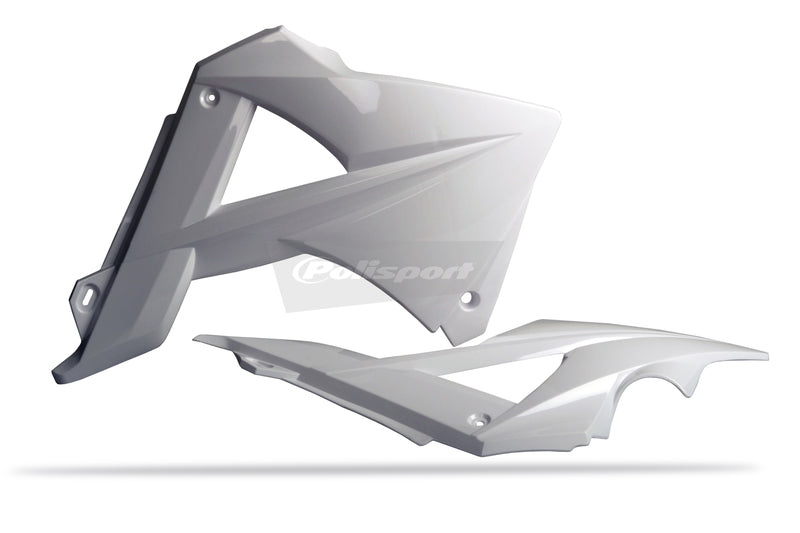 POLIS PLASTIC RAD SCOOPS, WHT/WHT