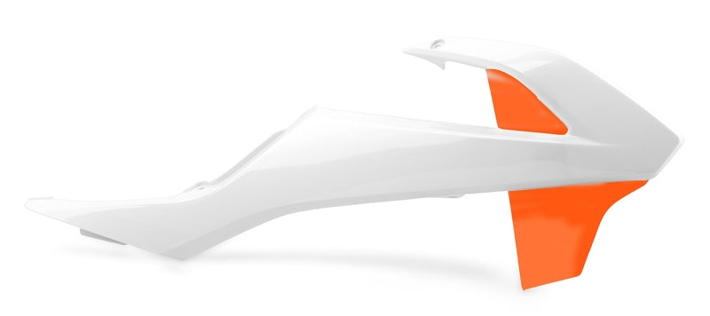 POLIS PLASTIC RAD SCOOPS, WHT/ORG