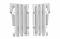 POLIS PLASTIC RAD LOUVERS, WHT/WHT