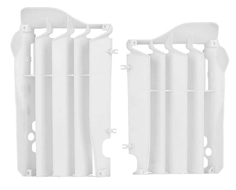 POLIS PLASTIC RAD LOUVERS, WHT/WHT