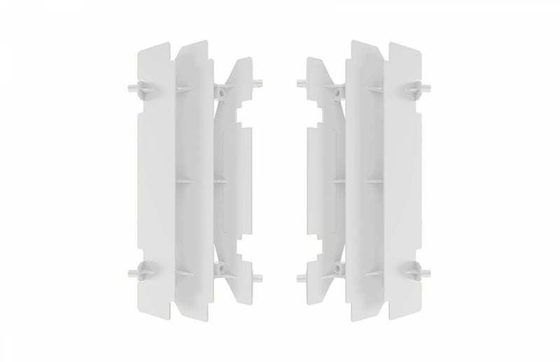 POLIS PLASTIC RAD LOUVERS, WHT/WHT